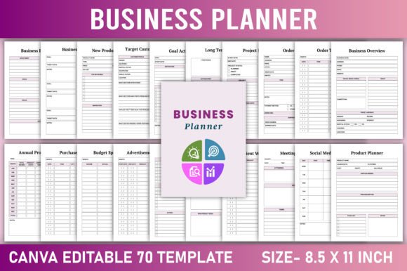Download Editable Business Planner Canva Template - Canva template Collection