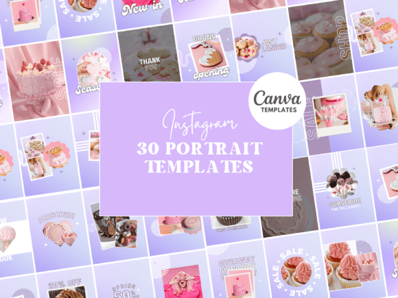Download Purple Instagram Canva Templates - Canva template Collection