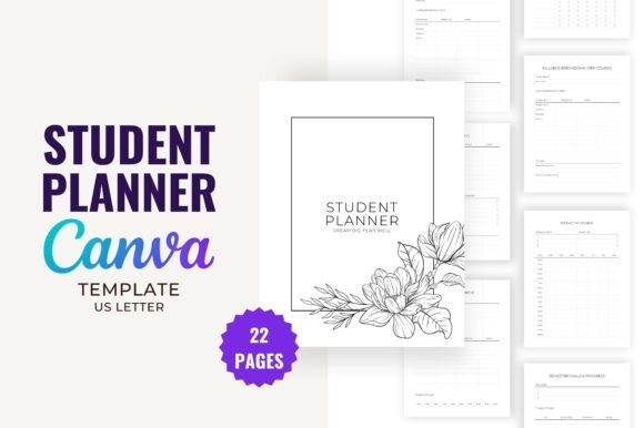 Download Student Planner | Canva Template - Canva template Collection